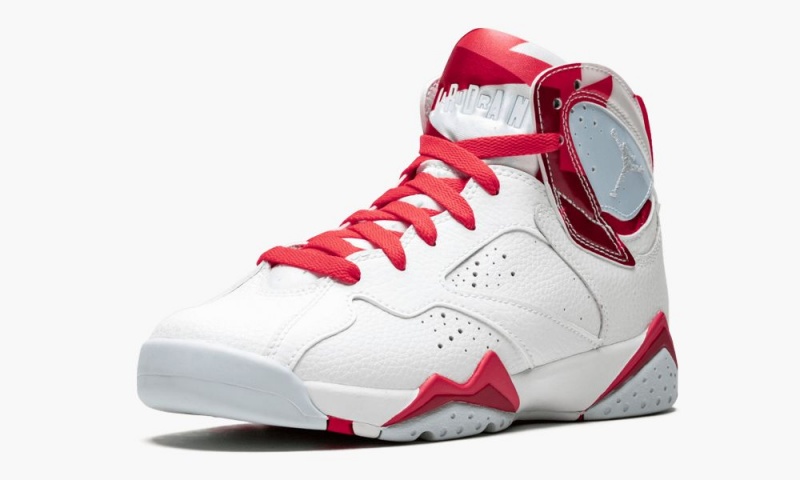 Nike Air Jordan 7 Retro GS 'Topaz Mist' Schoenen Kinderen Wit Rood Nederland | 641085-UOS