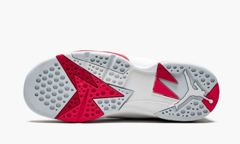 Nike Air Jordan 7 Retro GS 'Topaz Mist' Schoenen Kinderen Wit Rood Nederland | 641085-UOS