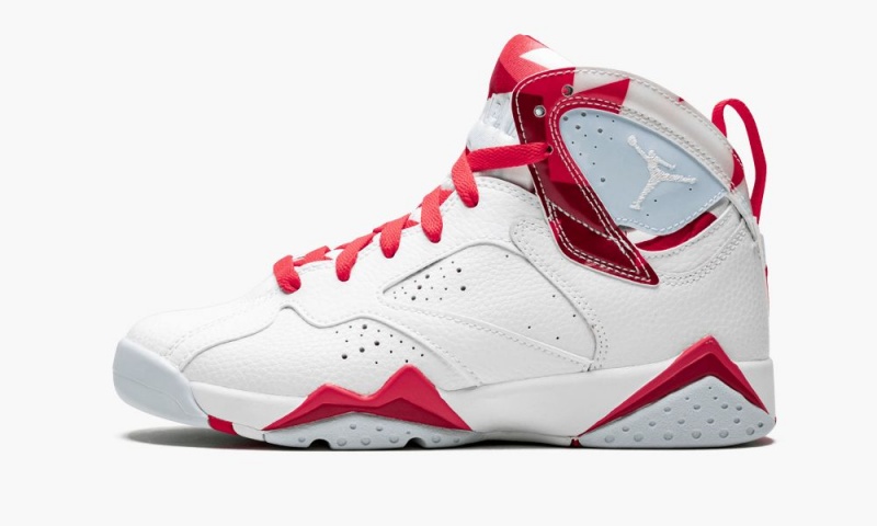 Nike Air Jordan 7 Retro GS \'Topaz Mist\' Schoenen Kinderen Wit Rood Nederland | 641085-UOS