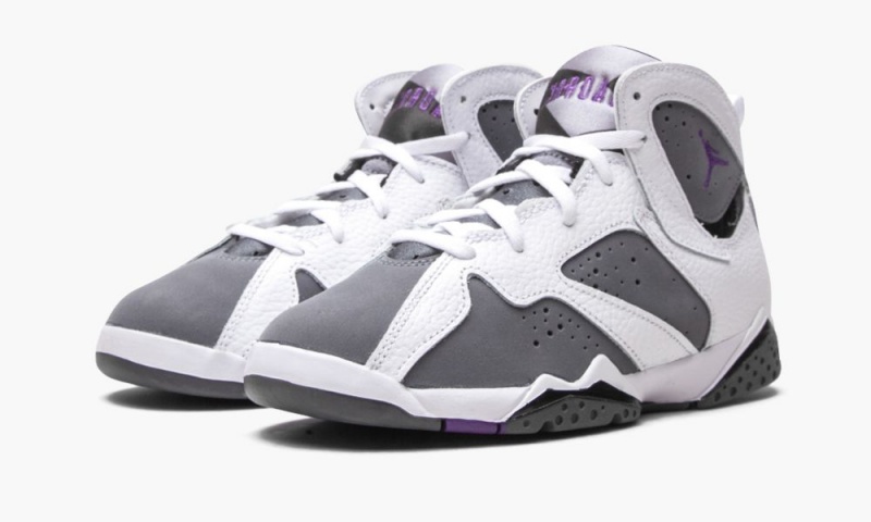 Nike Air Jordan 7 Retro PS 'Flint 2021' Schoenen Kinderen Wit Grijs Nederland | 143857-SHV
