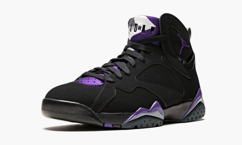 Nike Air Jordan 7 Retro 'Ray Allen' Schoenen Heren Zwart Paars Nederland | 841359-EDM