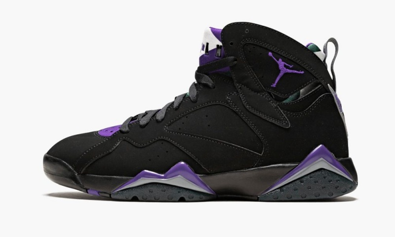 Nike Air Jordan 7 Retro \'Ray Allen\' Schoenen Heren Zwart Paars Nederland | 841359-EDM