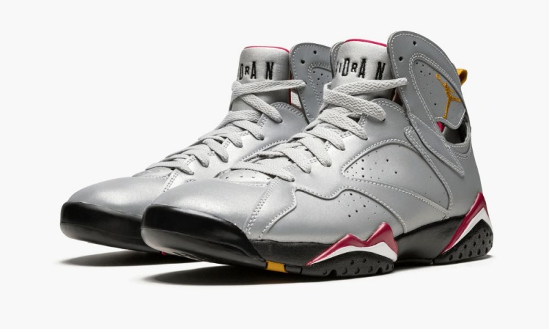 Nike Air Jordan 7 Retro 'Reflections of a Champion' Schoenen Heren Zilver Rood Nederland | 476312-ZHY