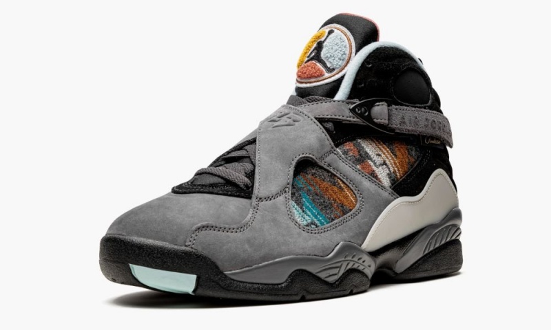 Nike Air Jordan 8 'N7' Schoenen Heren Grijs Zwart Diepgrijs Nederland | 973820-UPV