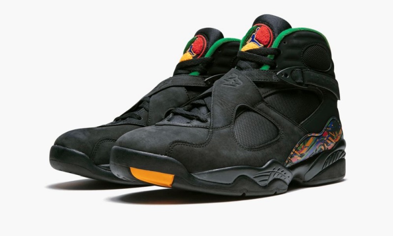 Nike Air Jordan 8 Retro 'Air Raid' Schoenen Heren Zwart Groen Nederland | 634219-NYB
