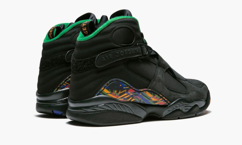 Nike Air Jordan 8 Retro 'Air Raid' Schoenen Heren Zwart Groen Nederland | 634219-NYB