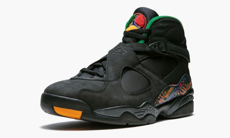 Nike Air Jordan 8 Retro 'Air Raid' Schoenen Heren Zwart Groen Nederland | 634219-NYB