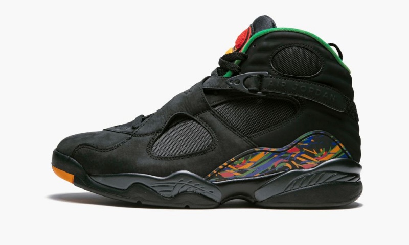 Nike Air Jordan 8 Retro \'Air Raid\' Schoenen Heren Zwart Groen Nederland | 634219-NYB