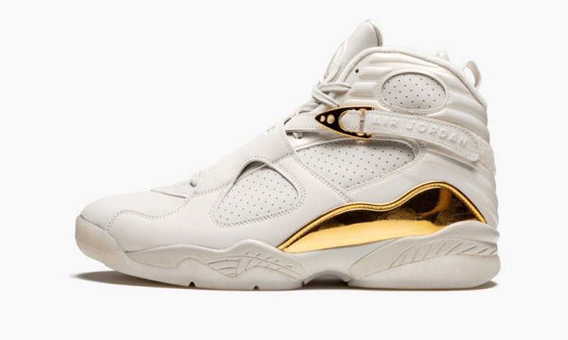 Nike Air Jordan 8 Retro C&C 'Trophy' Schoenen Heren Lichtbeige Metal Goud Wit Nederland | 027396-VZF