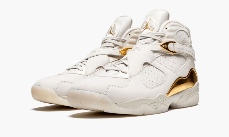 Nike Air Jordan 8 Retro C&C 'Trophy' Schoenen Heren Lichtbeige Metal Goud Wit Nederland | 027396-VZF