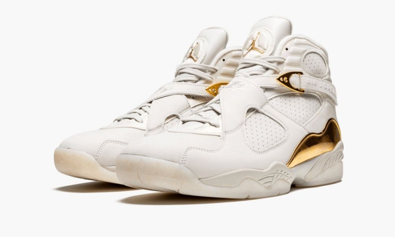 Nike Air Jordan 8 Retro C&C 'Trophy' Schoenen Heren Lichtbeige Metal Goud Wit Nederland | 027396-VZF
