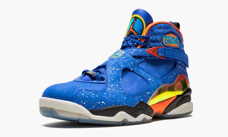 Nike Air Jordan 8 Retro DB 'Doernbecher' Schoenen Heren Blauw Oranje Nederland | 785246-PUQ
