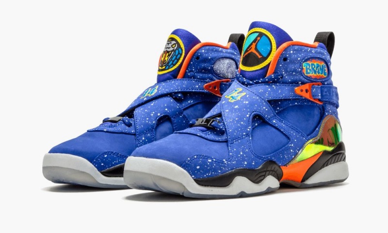 Nike Air Jordan 8 Retro DB (GS) 'Doernbecher' Schoenen Kinderen Blauw Oranje Nederland | 052638-DFK