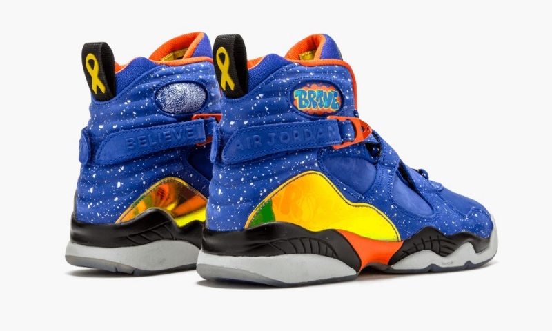 Nike Air Jordan 8 Retro DB (GS) 'Doernbecher' Schoenen Kinderen Blauw Oranje Nederland | 052638-DFK