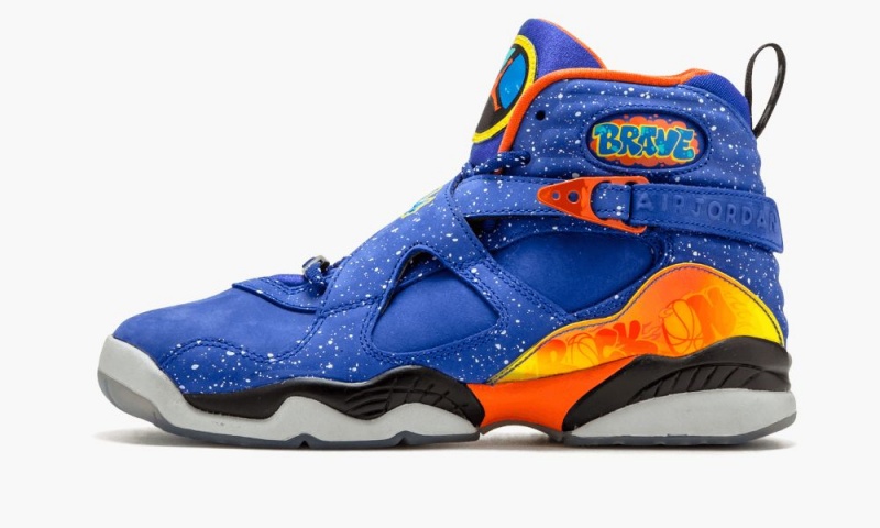 Nike Air Jordan 8 Retro DB (GS) \'Doernbecher\' Schoenen Kinderen Blauw Oranje Nederland | 052638-DFK