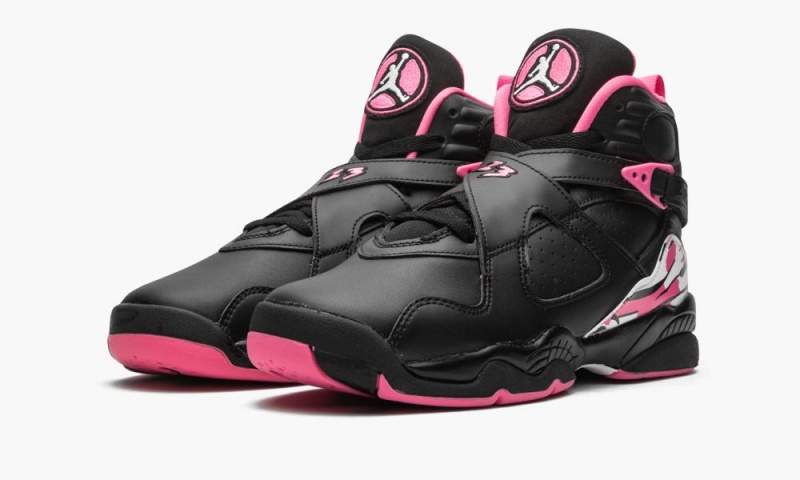 Nike Air Jordan 8 Retro GS 'Pinksicle' Schoenen Kinderen Wit Zwart Roze Nederland | 962740-MZB