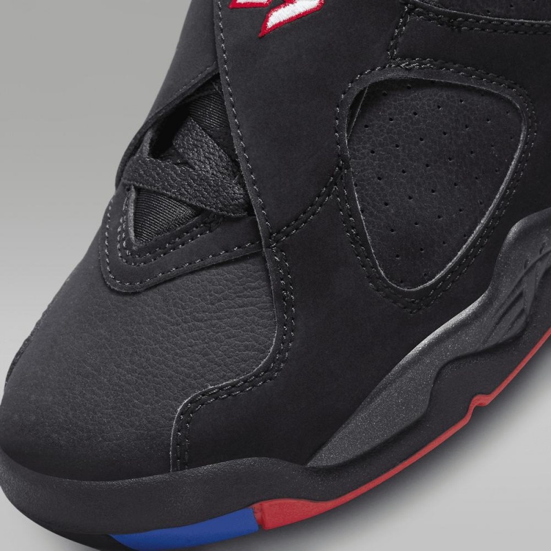 Nike Air Jordan 8 Retro Schoenen Kinderen Zwart Wit Rood Nederland | 652930-IVN