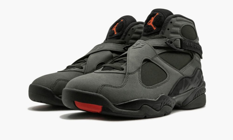Nike Air Jordan 8 Retro 'Take Flight' Schoenen Heren Zwart Rood Grijs Oranje Nederland | 074158-LXN