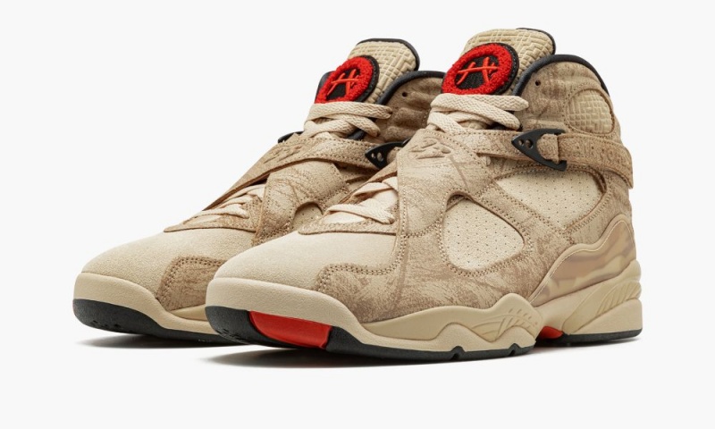 Nike Air Jordan 8 'Rui Hachimura' Schoenen Heren Bordeaux Rood Zwart Nederland | 047628-UPF