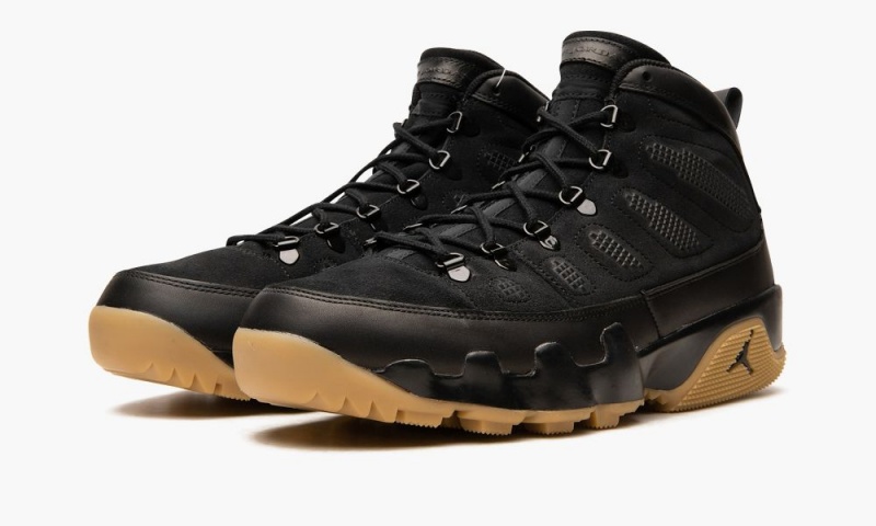 Nike Air Jordan 9 Boot 'Black / Gum'' Schoenen Heren Zwart Nederland | 935671-NIS