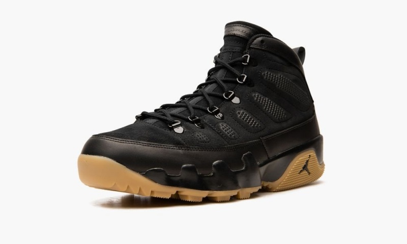 Nike Air Jordan 9 Boot 'Black / Gum'' Schoenen Heren Zwart Nederland | 935671-NIS
