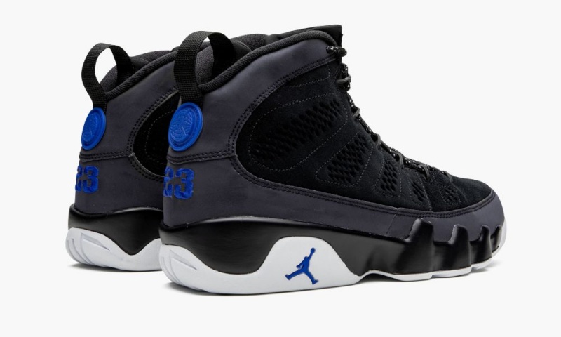 Nike Air Jordan 9 'Racer Blue' Schoenen Heren Zwart Wit Blauw Nederland | 571048-BLZ