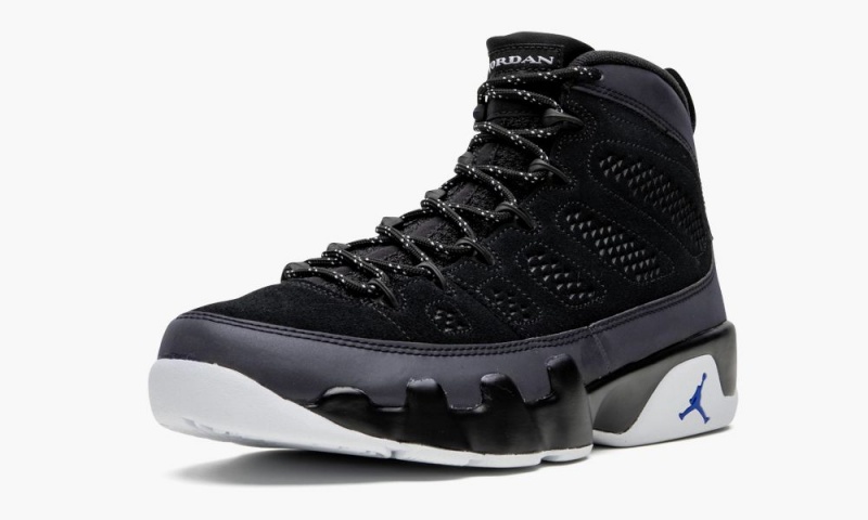Nike Air Jordan 9 'Racer Blue' Schoenen Heren Zwart Wit Blauw Nederland | 571048-BLZ
