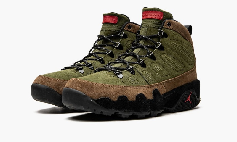 Nike Air Jordan 9 Retro Boot 'Beef and Broccoli' Schoenen Heren Bruin Olijfgroen Nederland | 896504-WCF