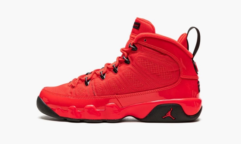 Nike Air Jordan 9 Retro GS \'Chile Red\' Schoenen Kinderen Rood Zwart Nederland | 534602-YKN