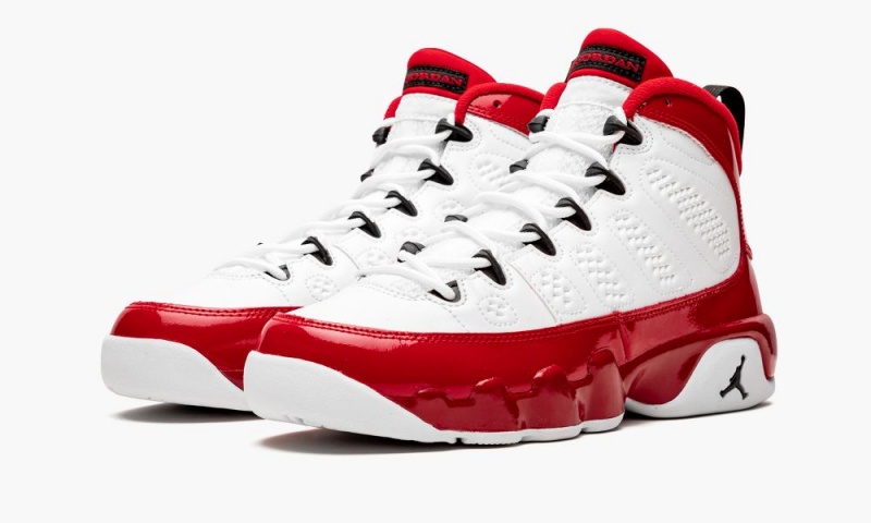 Nike Air Jordan 9 Retro GS 'Gym Red' Schoenen Kinderen Wit Zwart Rood Nederland | 453872-QDV