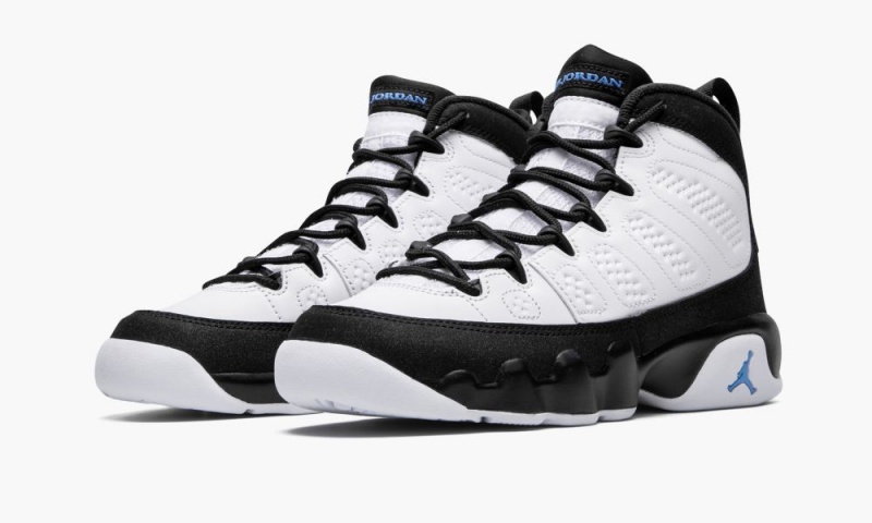 Nike Air Jordan 9 Retro GS 'University Blue' Schoenen Kinderen Wit Blauw Zwart Nederland | 719453-HLR