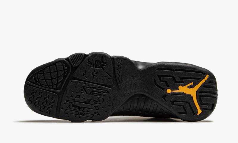 Nike Air Jordan 9 Retro GS 'University Gold' Schoenen Kinderen Zwart Donkergrijs Nederland | 691032-YBZ