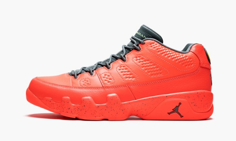 Nike Air Jordan 9 Retro Low Schoenen Heren Lichtmango Groen Nederland | 925870-ILC