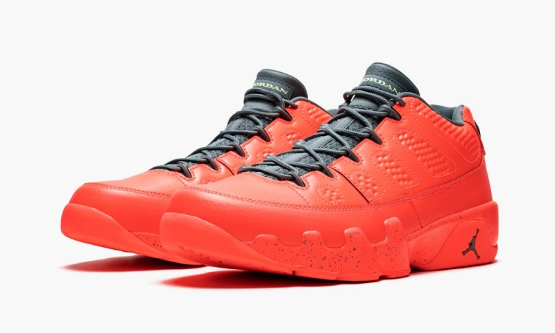 Nike Air Jordan 9 Retro Low Schoenen Heren Lichtmango Groen Nederland | 925870-ILC