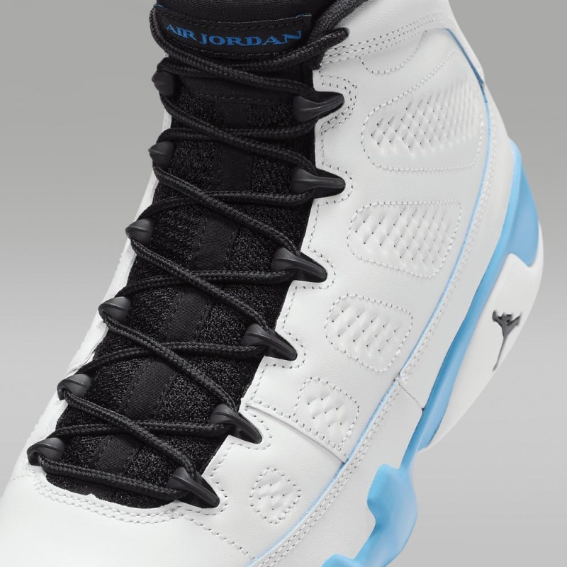 Nike Air Jordan 9 Retro Schoenen Heren Wit Donkerblauw Zwart Nederland | 095217-LXB
