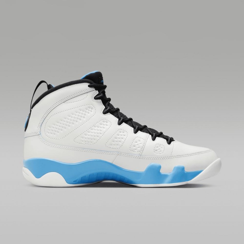 Nike Air Jordan 9 Retro Schoenen Heren Wit Donkerblauw Zwart Nederland | 095217-LXB