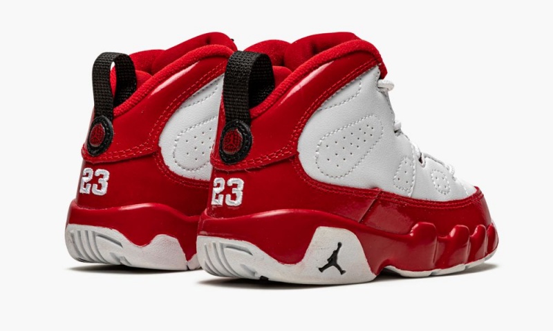 Nike Air Jordan 9 Retro (TD) Schoenen Kinderen Rood Wit Zwart Nederland | 429816-RKI