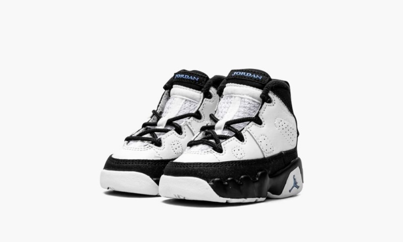 Nike Air Jordan 9 Retro TD 'University Blue' Schoenen Kinderen Wit Blauw Zwart Nederland | 546320-NLO