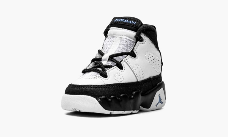 Nike Air Jordan 9 Retro TD 'University Blue' Schoenen Kinderen Wit Blauw Zwart Nederland | 546320-NLO