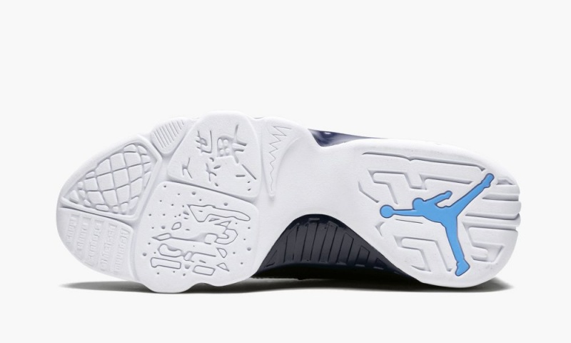 Nike Air Jordan 9 Retro 'UNC' Schoenen Heren Wit Blauw Donkerblauw Nederland | 583201-PRD