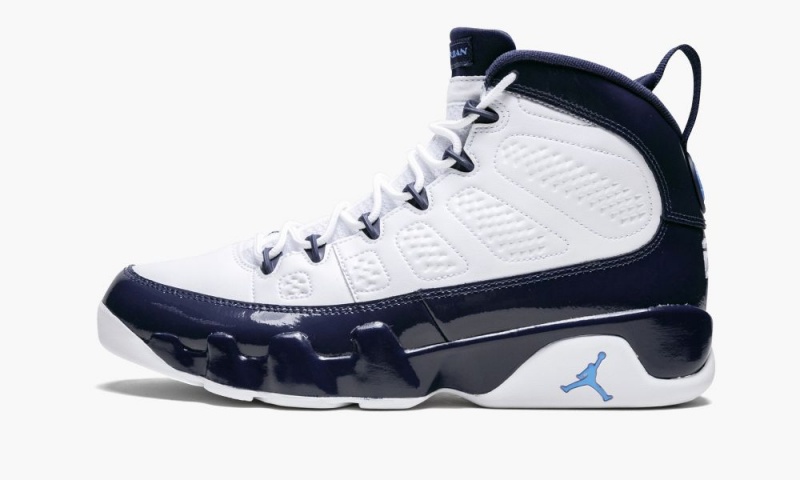 Nike Air Jordan 9 Retro \'UNC\' Schoenen Heren Wit Blauw Donkerblauw Nederland | 583201-PRD