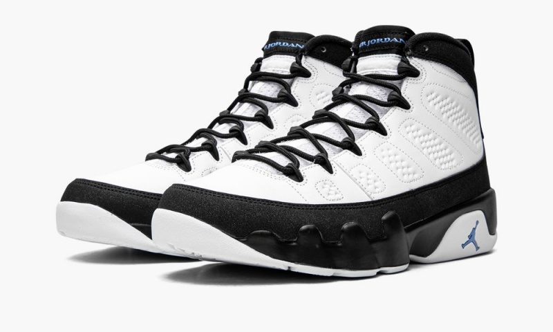 Nike Air Jordan 9 Retro 'University Blue' Schoenen Heren Wit Zwart Blauw Nederland | 895742-HTK