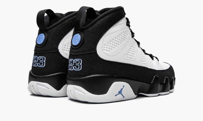 Nike Air Jordan 9 Retro 'University Blue' Schoenen Heren Wit Zwart Blauw Nederland | 895742-HTK