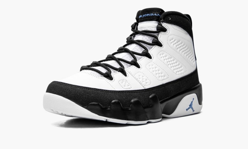 Nike Air Jordan 9 Retro 'University Blue' Schoenen Heren Wit Zwart Blauw Nederland | 895742-HTK
