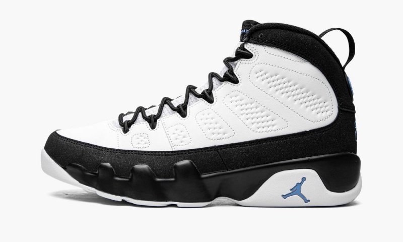 Nike Air Jordan 9 Retro \'University Blue\' Schoenen Heren Wit Zwart Blauw Nederland | 895742-HTK