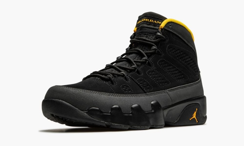 Nike Air Jordan 9 Retro 'University Gold' Schoenen Heren Zwart Grijs Goud Nederland | 713902-FUW