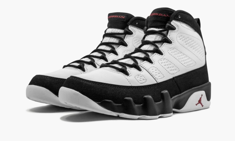 Nike Air Jordan 9 Retro 'White Black Red 2016 Release' Schoenen Heren Wit Rood Zwart Nederland | 378652-FMN