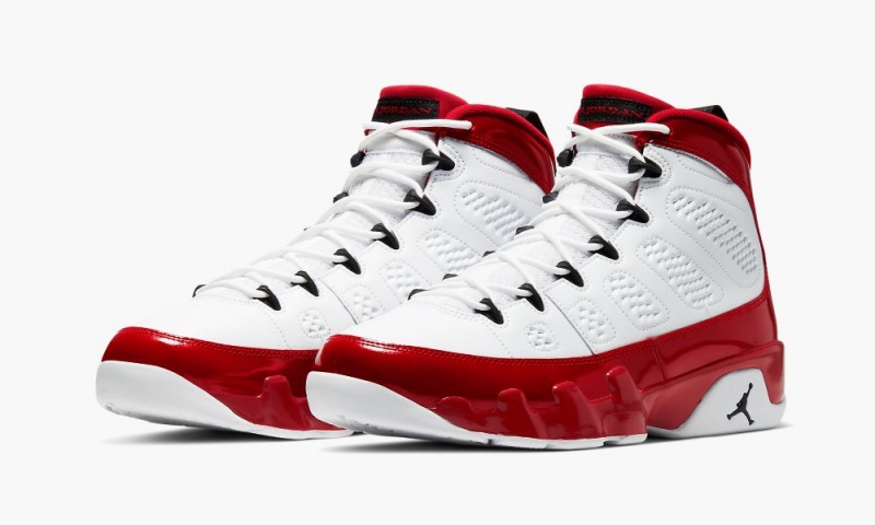 Nike Air Jordan 9 'White/Red/Black' Schoenen Heren Wit Zwart Rood Nederland | 837042-EMJ