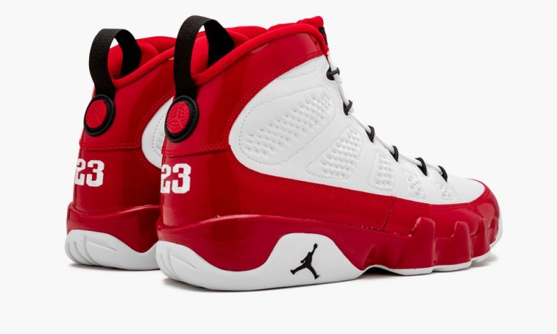 Nike Air Jordan 9 'White/Red/Black' Schoenen Heren Wit Zwart Rood Nederland | 837042-EMJ