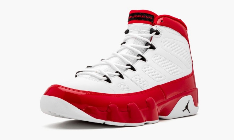 Nike Air Jordan 9 'White/Red/Black' Schoenen Heren Wit Zwart Rood Nederland | 837042-EMJ